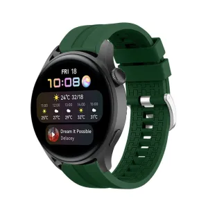 Trending Now Huawei Watch 3 (Pro) Silicone Strap Extreme (Army Green)  Limited Availability!