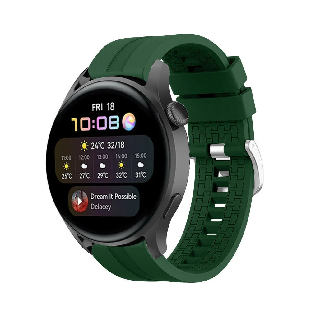 Trending Now Huawei Watch 3 (Pro) Silicone Strap Extreme (Army Green)  Limited Availability!