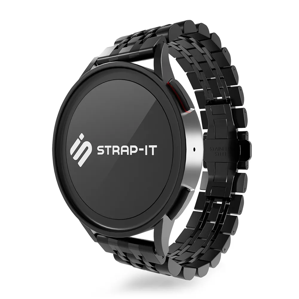Trending Now Huawei Watch 3 (Pro) Steel Link Strap Duo (Black)  Limited Stock!