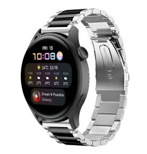 Trending Now Huawei Watch 3 (Pro) steel Strap (silver/black)  Almost Gone!