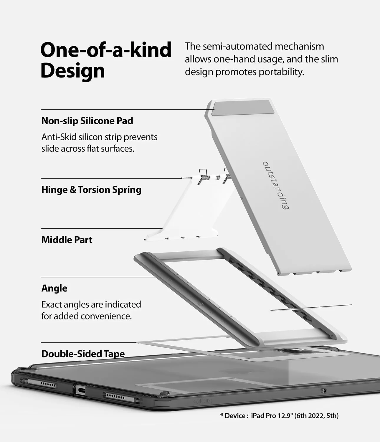 Trending Now iPad Pro Case (12.9")   Tablet Stand | Fusion Plus   Outstanding  Last Few Pieces!