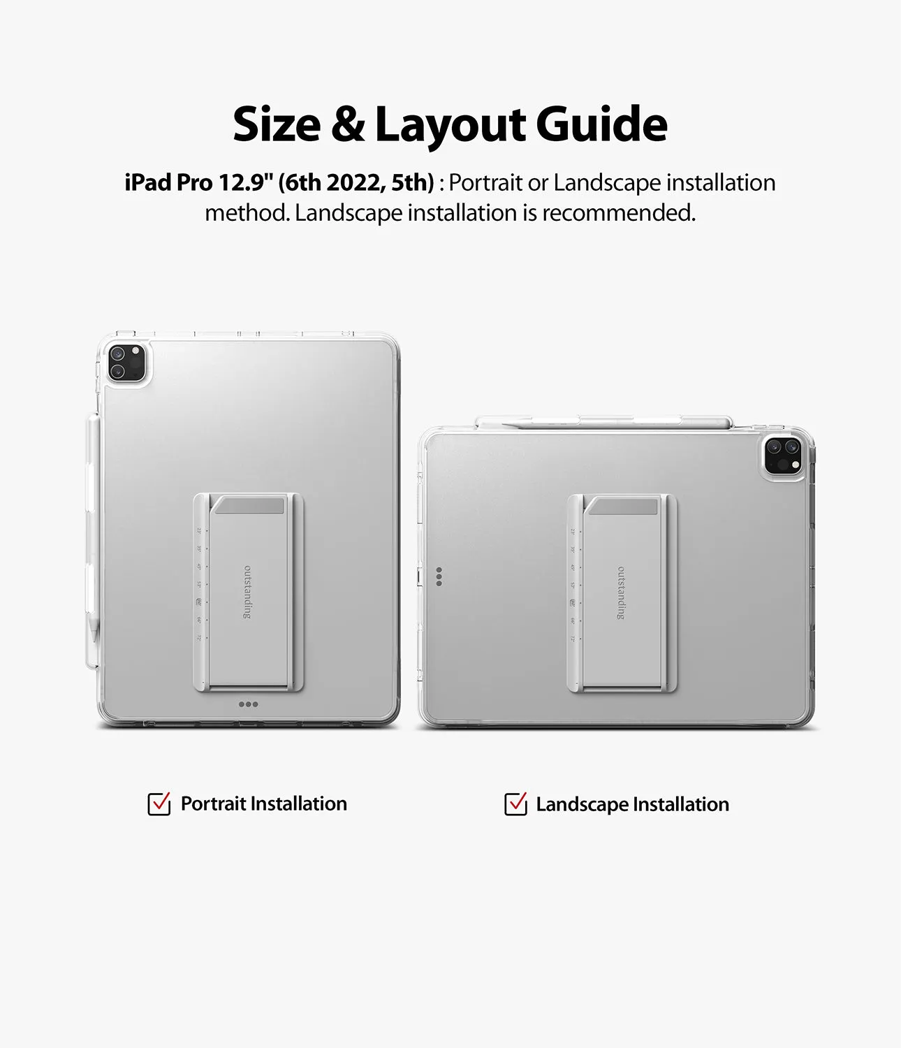 Trending Now iPad Pro Case (12.9")   Tablet Stand | Fusion Plus   Outstanding  Last Few Pieces!