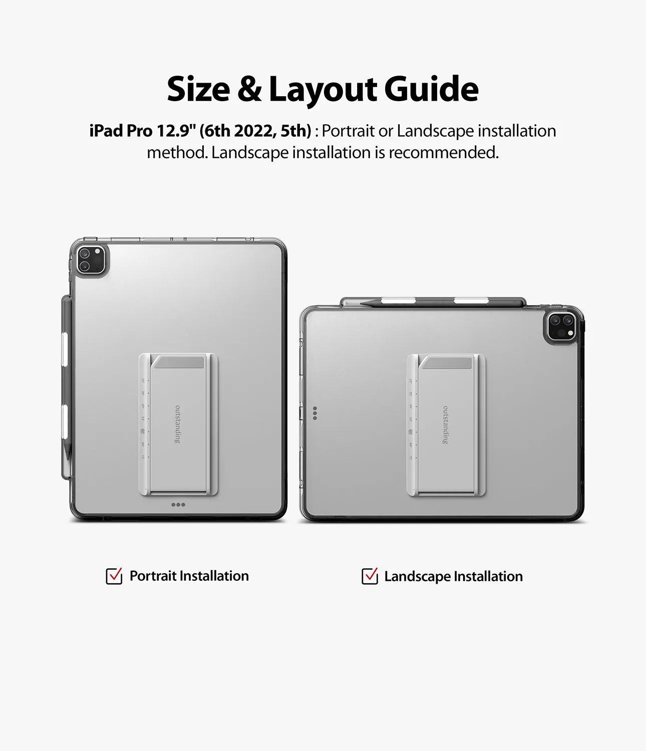 Trending Now iPad Pro Case (12.9")   Tablet Stand | Fusion Plus   Outstanding  Last Few Pieces!