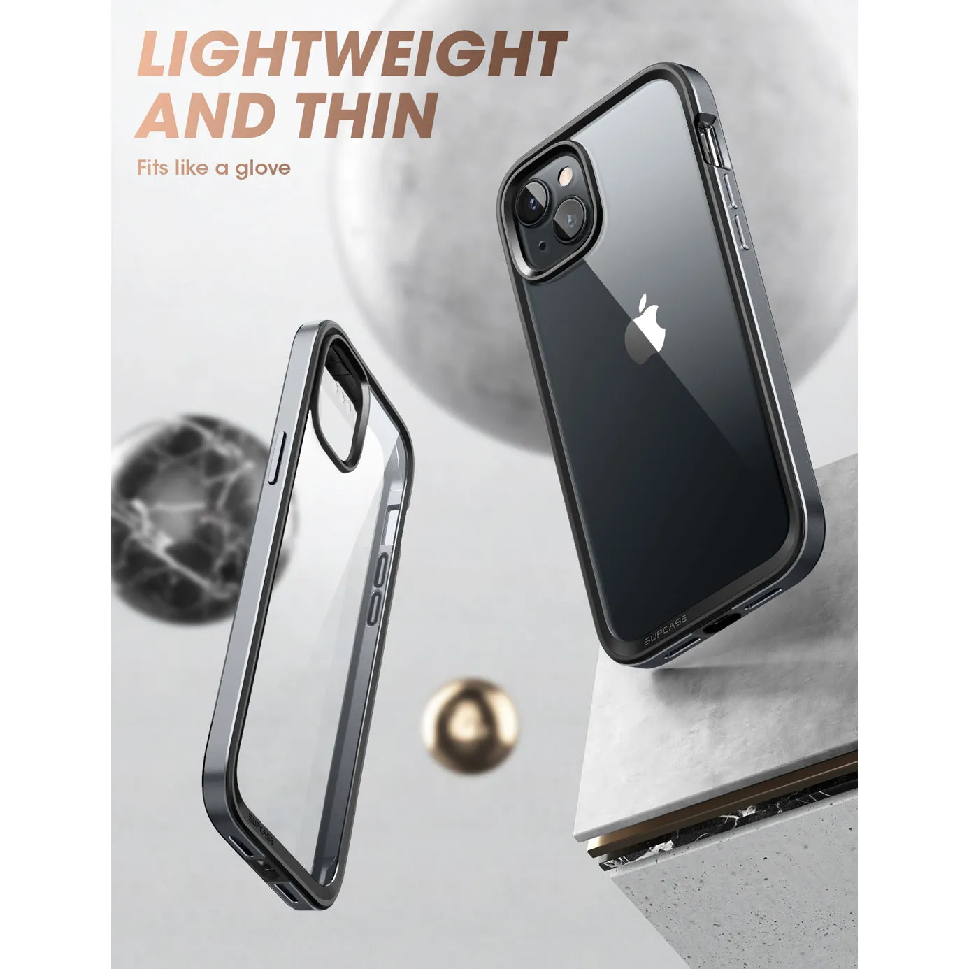Trending Now iPhone 14 Plus 6.7 inch Unicorn Beetle Edge XT Case-Black  Stylish & Comfortable