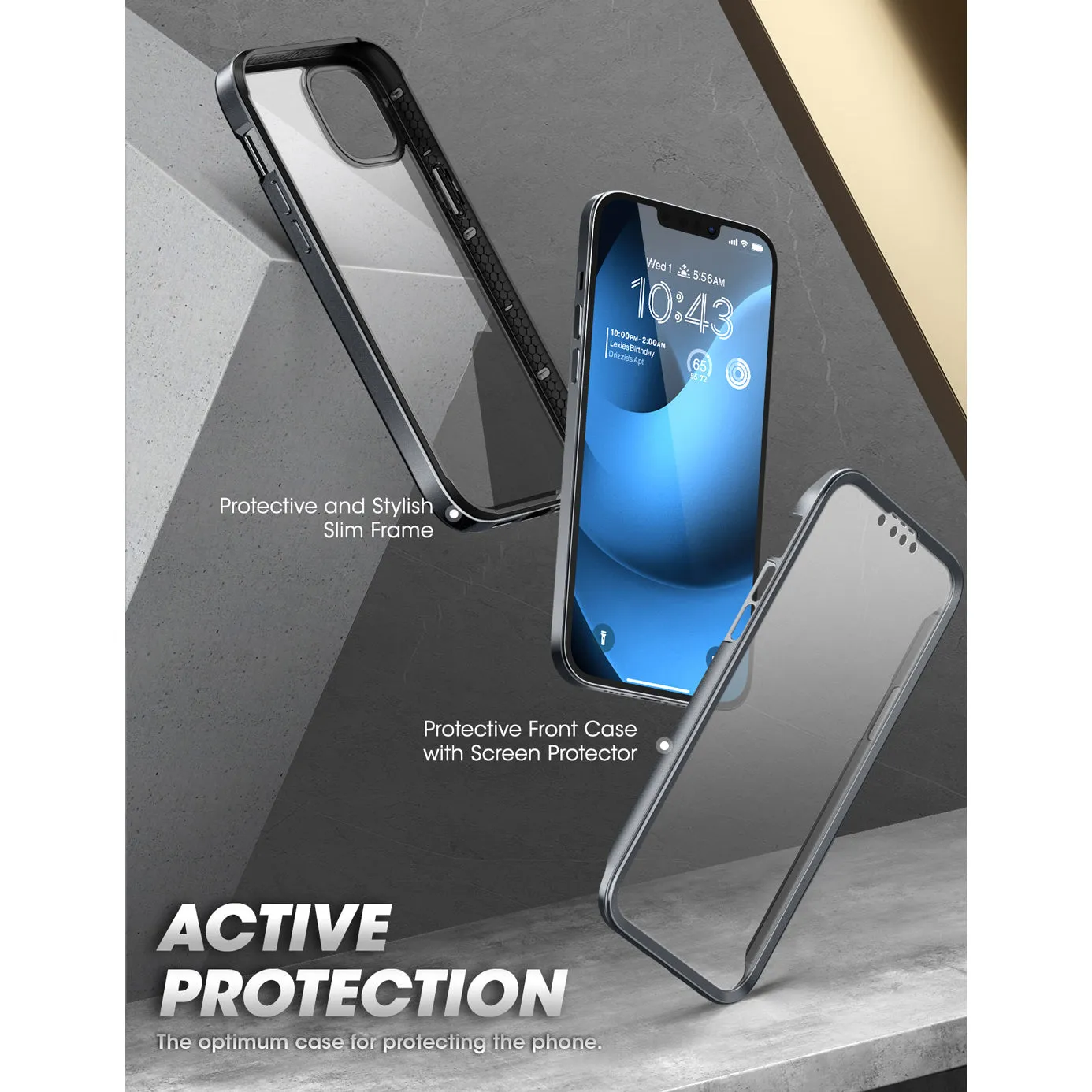 Trending Now iPhone 14 Plus 6.7 inch Unicorn Beetle Edge XT Case-Black  Stylish & Comfortable
