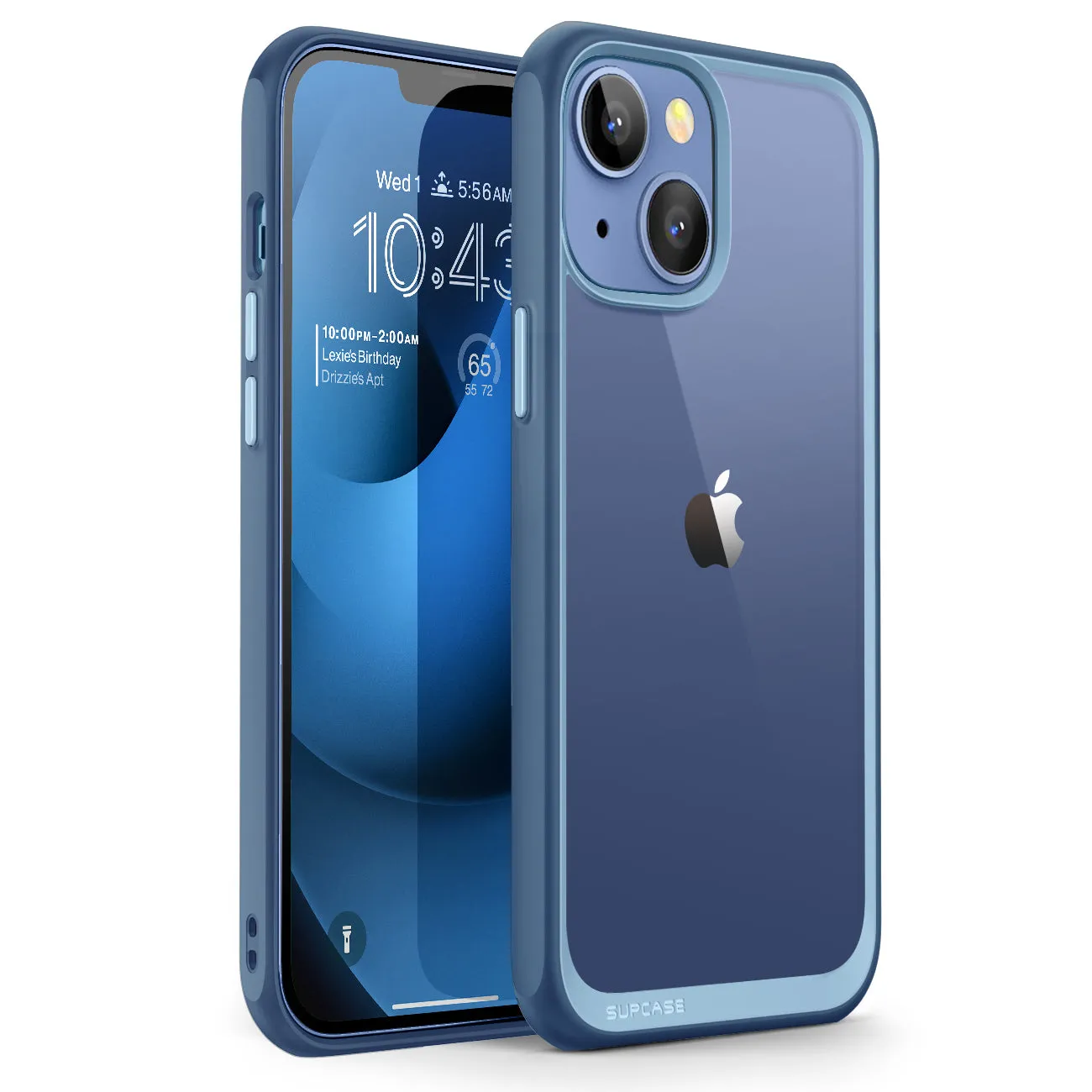Trending Now iPhone 14 Plus 6.7 inch Unicorn Beetle Style Slim Clear Case-Blue  Going Fast!
