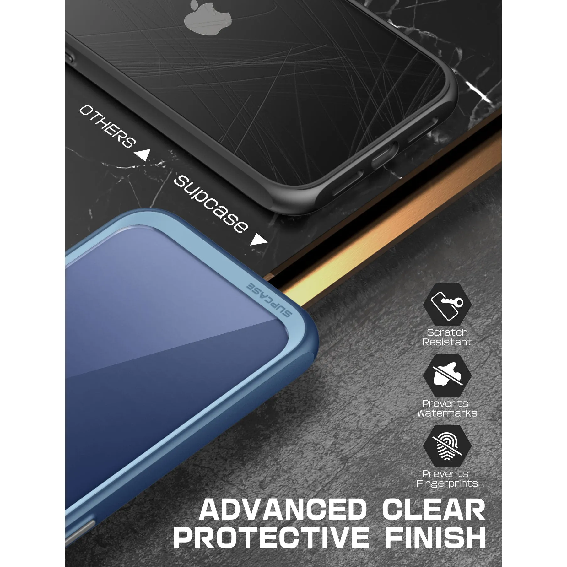 Trending Now iPhone 14 Plus 6.7 inch Unicorn Beetle Style Slim Clear Case-Blue  Going Fast!