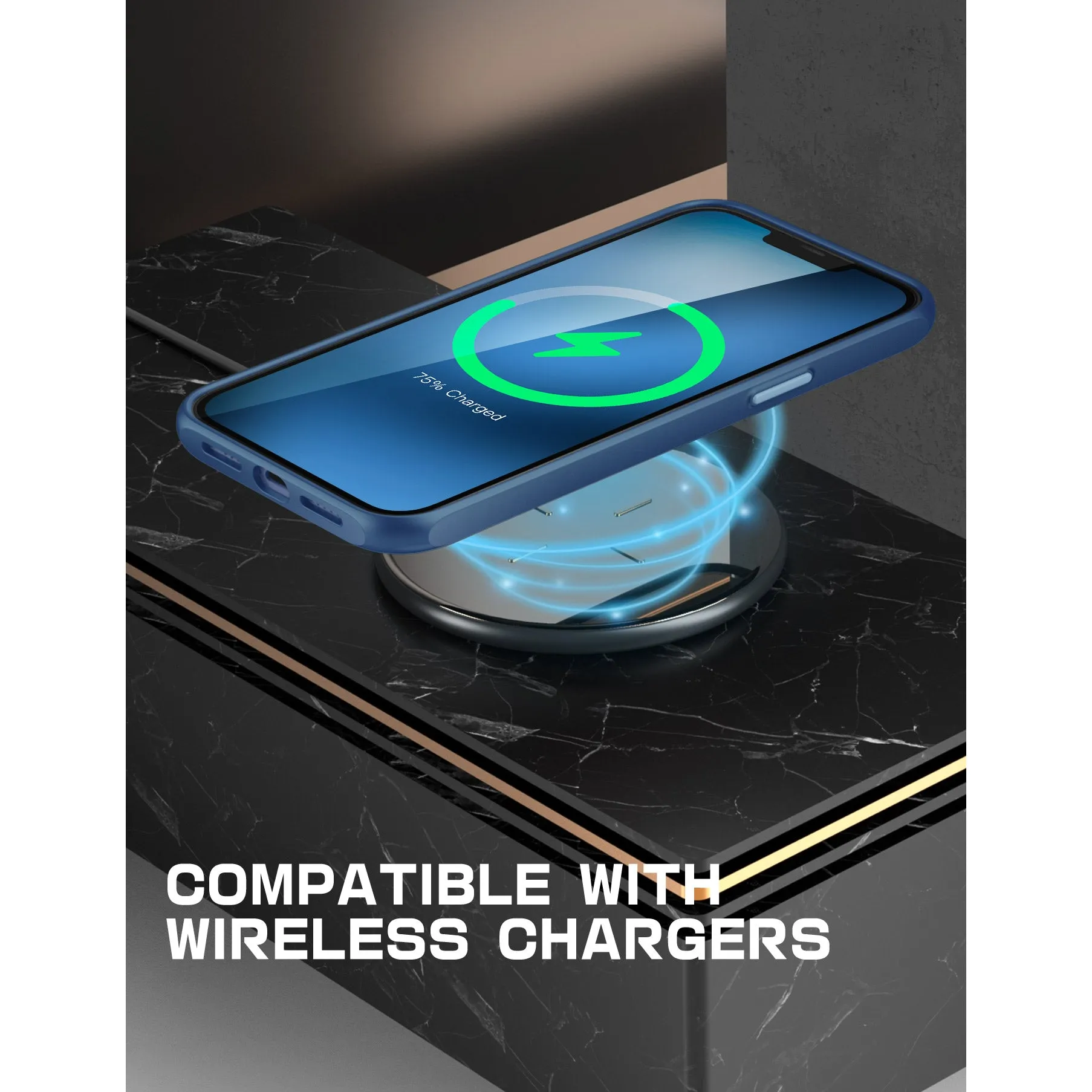 Trending Now iPhone 14 Plus 6.7 inch Unicorn Beetle Style Slim Clear Case-Blue  Going Fast!