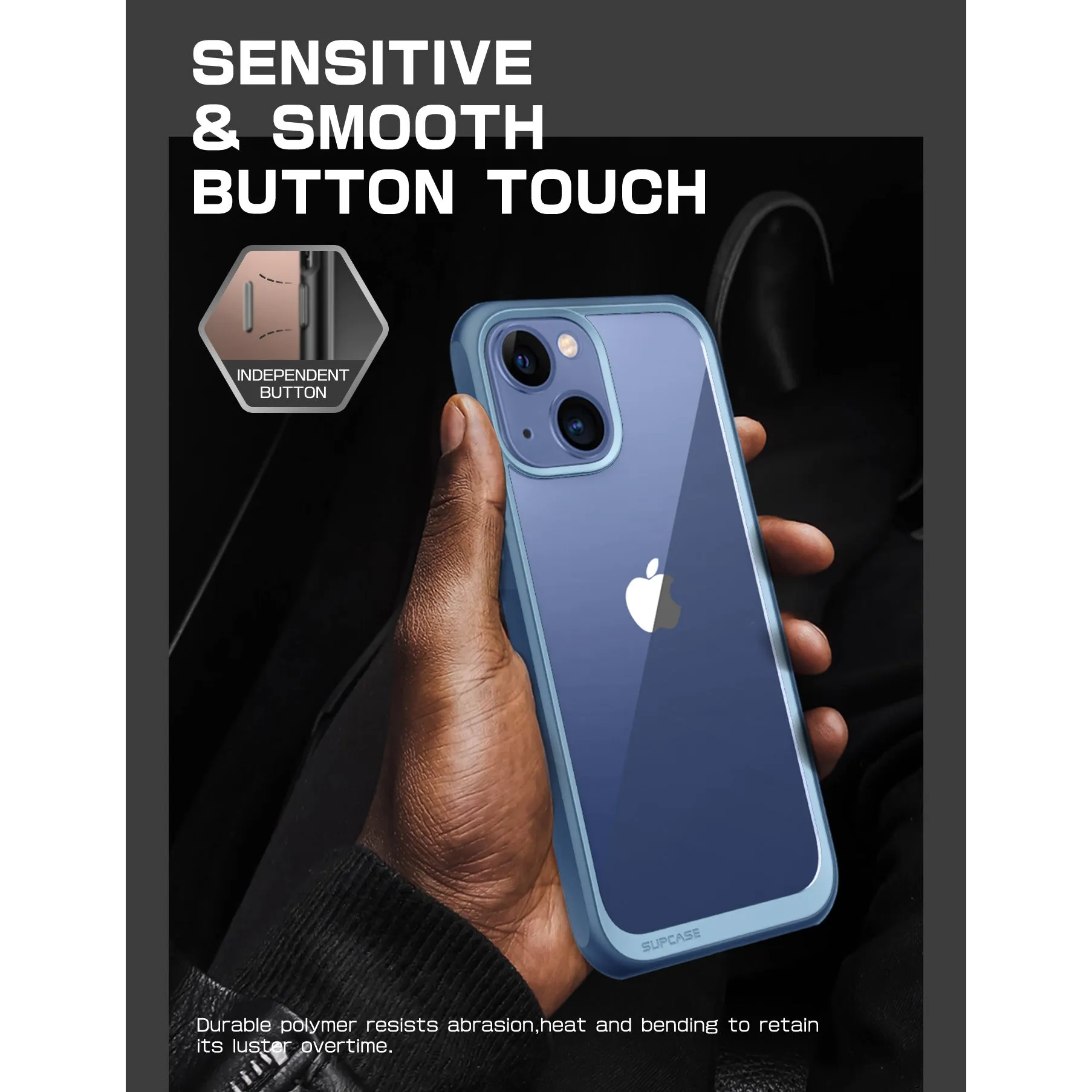 Trending Now iPhone 14 Plus 6.7 inch Unicorn Beetle Style Slim Clear Case-Blue  Going Fast!