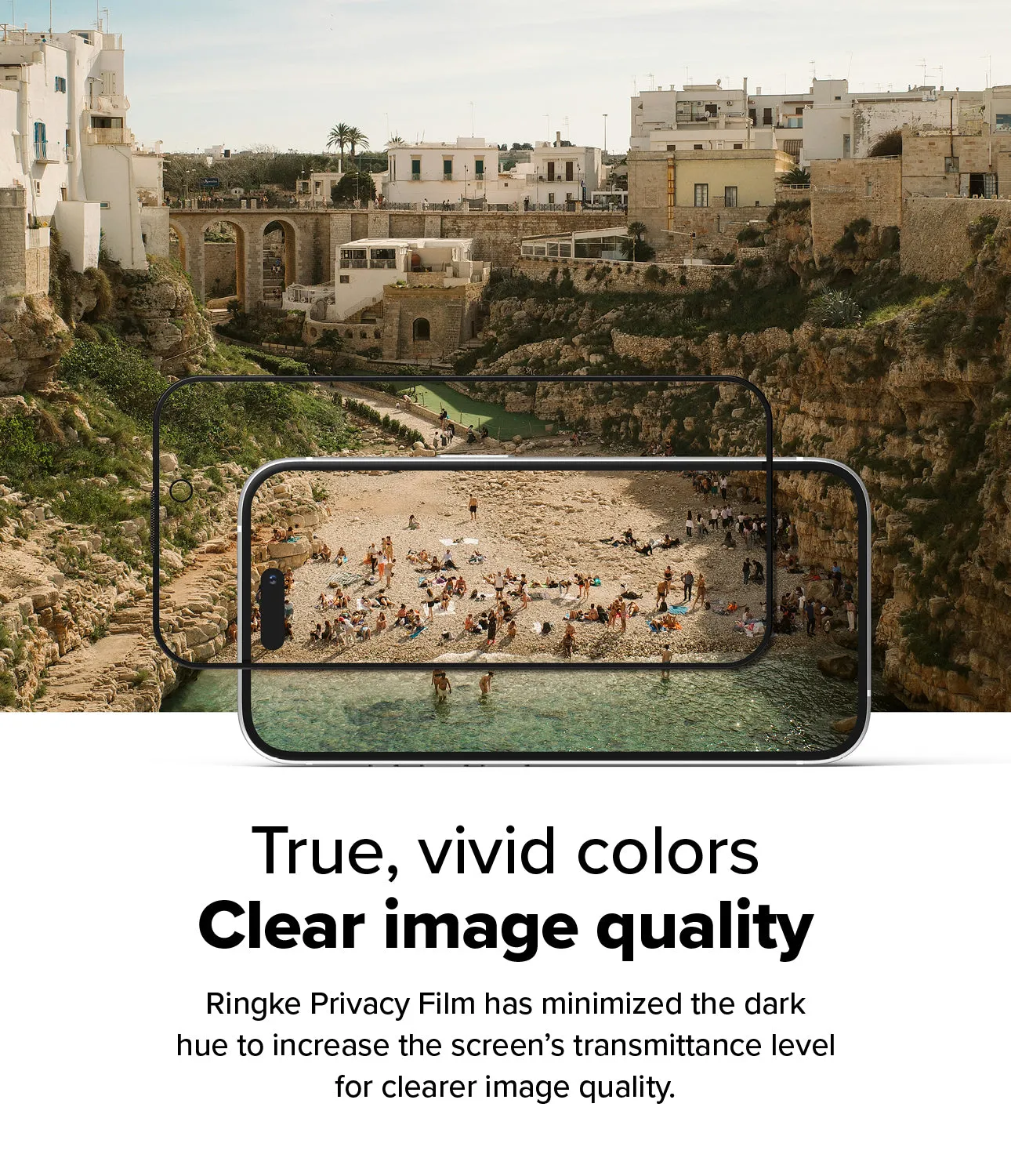 Trending Now iPhone 16 / 15 Screen Protector | Easy Slide Privacy Tempered Glass  Stylish & Comfortable