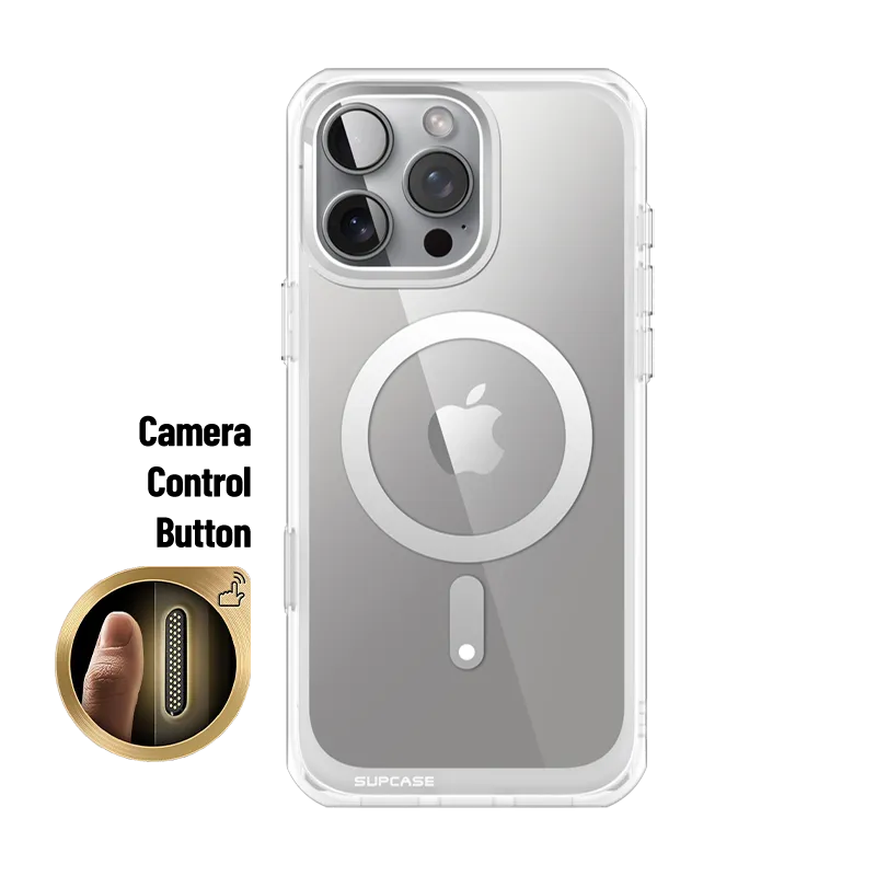 Trending Now iPhone 16 Pro 6.3 inch Unicorn Beetle MAG Slim Clear MagSafe Camera Control Button Case-Clear  Almost Gone!