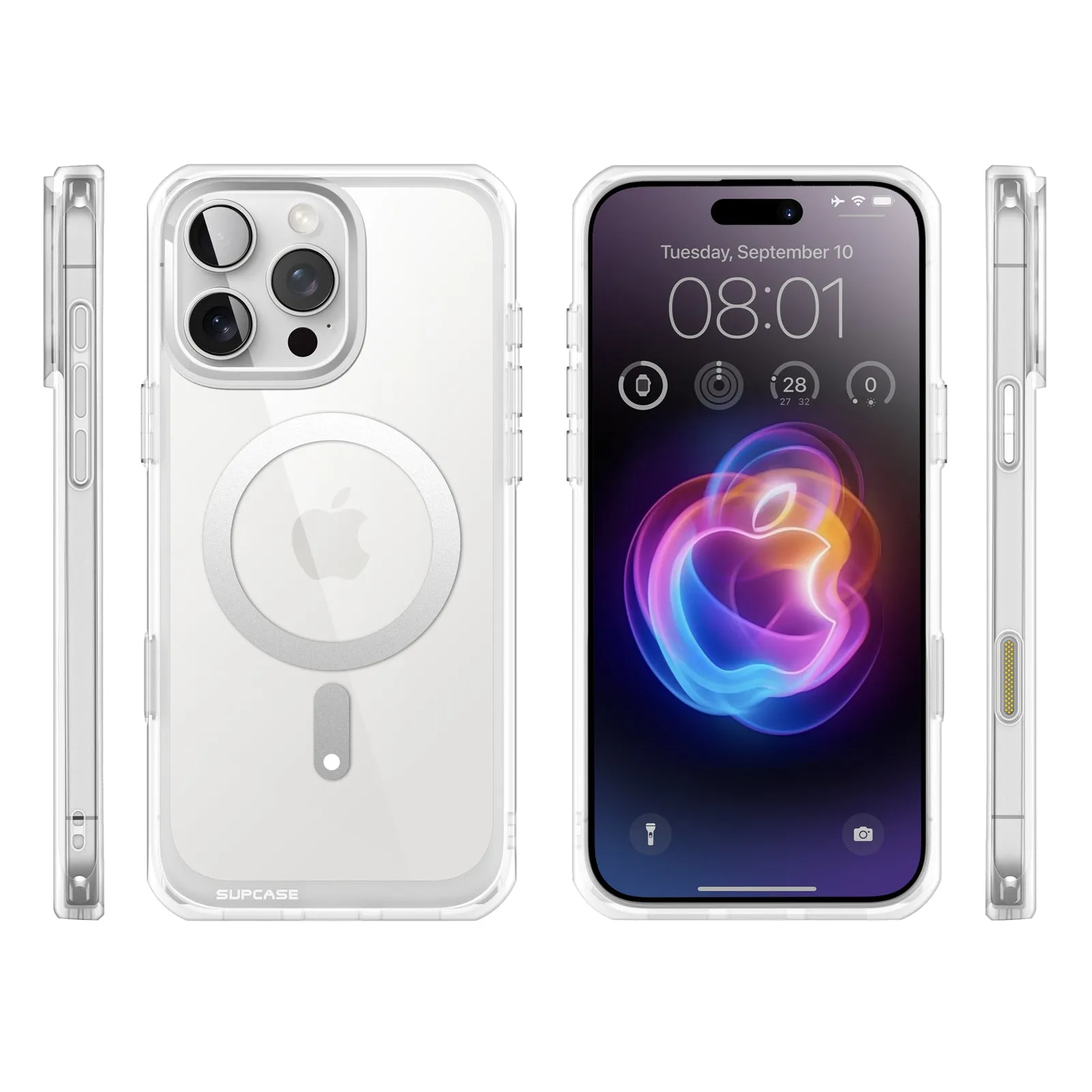 Trending Now iPhone 16 Pro 6.3 inch Unicorn Beetle MAG Slim Clear MagSafe Camera Control Button Case-Clear  Almost Gone!
