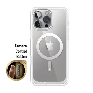 Trending Now iPhone 16 Pro 6.3 inch Unicorn Beetle MAG Slim Clear MagSafe Camera Control Button Case-Clear  Almost Gone!