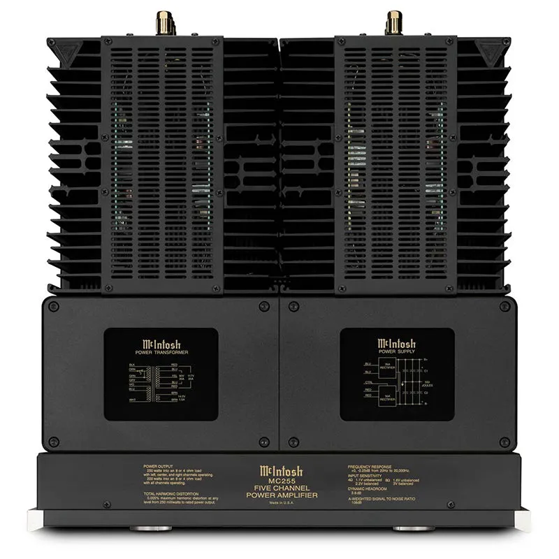 Trending Now McIntosh MC255 5-Channel Solid State Amplifier  Limited Availability!
