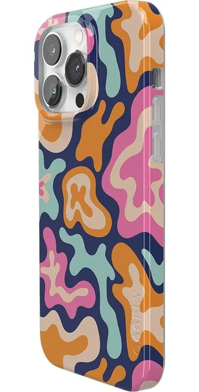 Trending Now Midnight Color Splash | Abstract Retro Case  Limited Stock!
