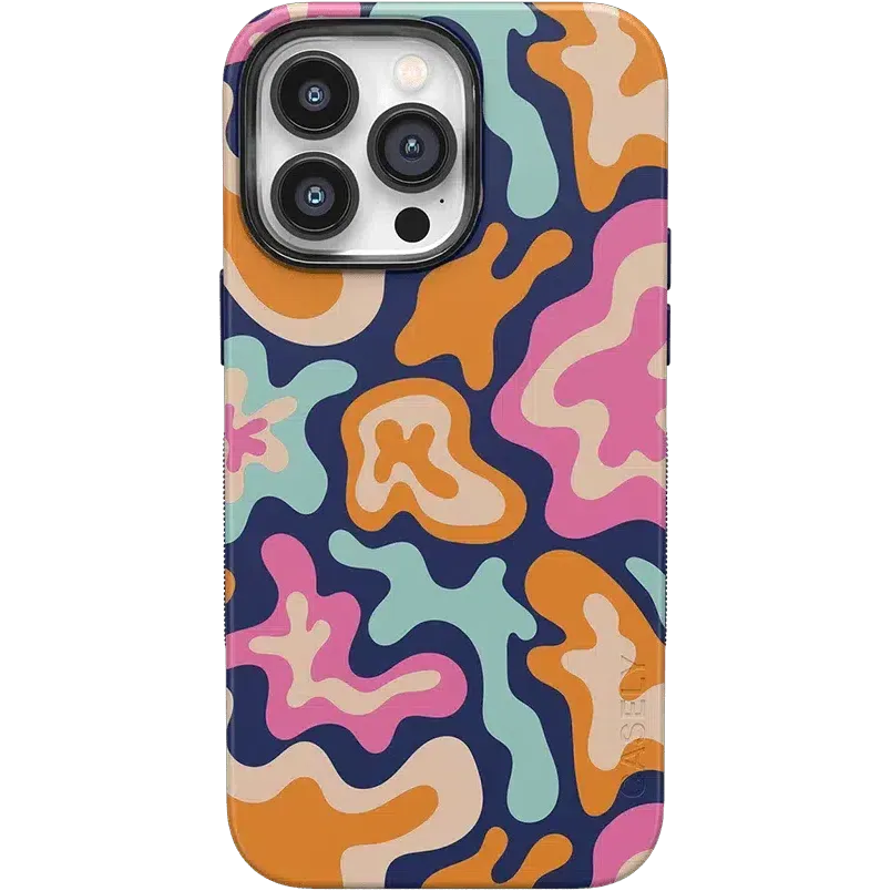 Trending Now Midnight Color Splash | Abstract Retro Case  Limited Stock!