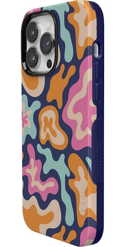 Trending Now Midnight Color Splash | Abstract Retro Case  Limited Stock!