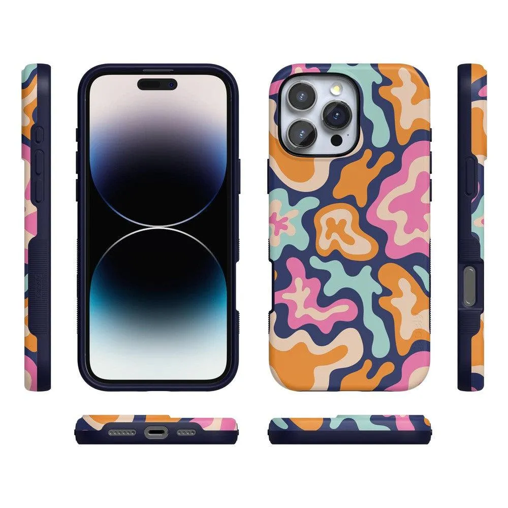 Trending Now Midnight Color Splash | Abstract Retro Case  Limited Stock!
