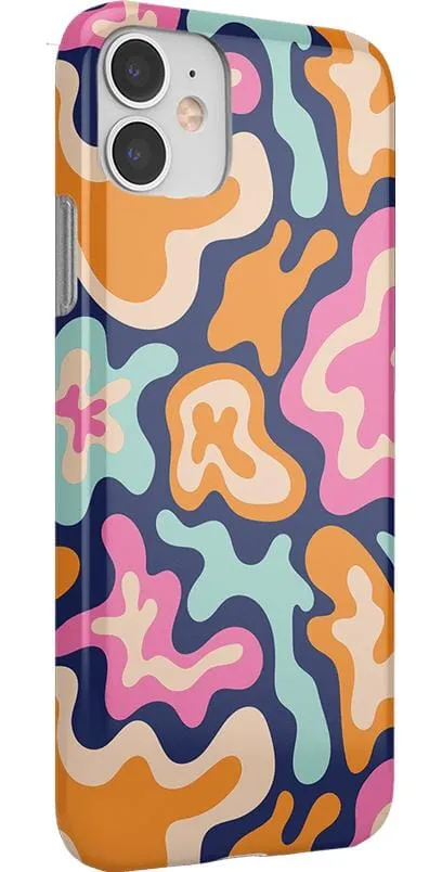 Trending Now Midnight Color Splash | Abstract Retro Case  Limited Stock!