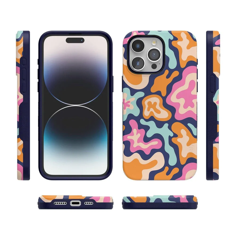 Trending Now Midnight Color Splash | Abstract Retro Case  Limited Stock!