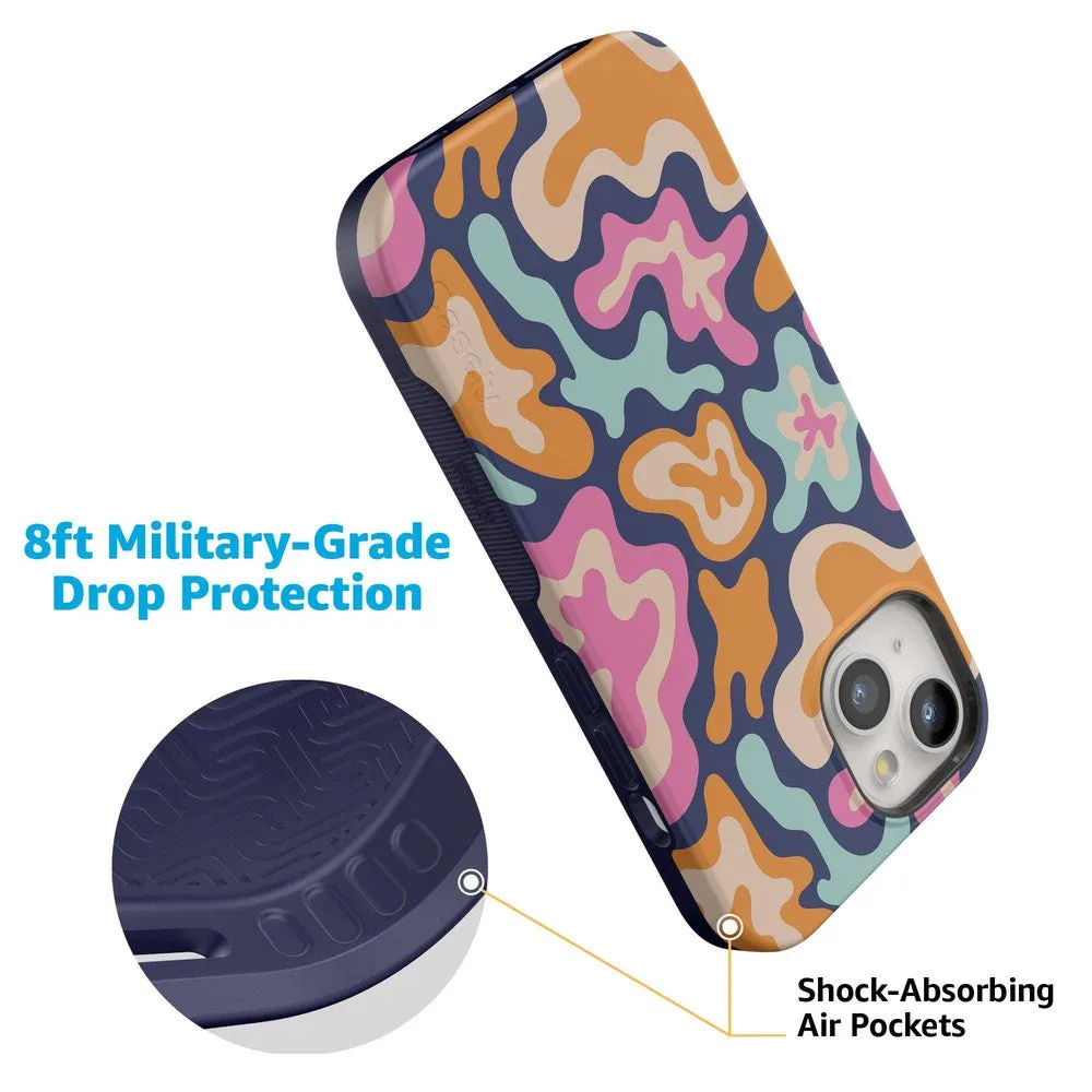 Trending Now Midnight Color Splash | Abstract Retro Case  Limited Stock!