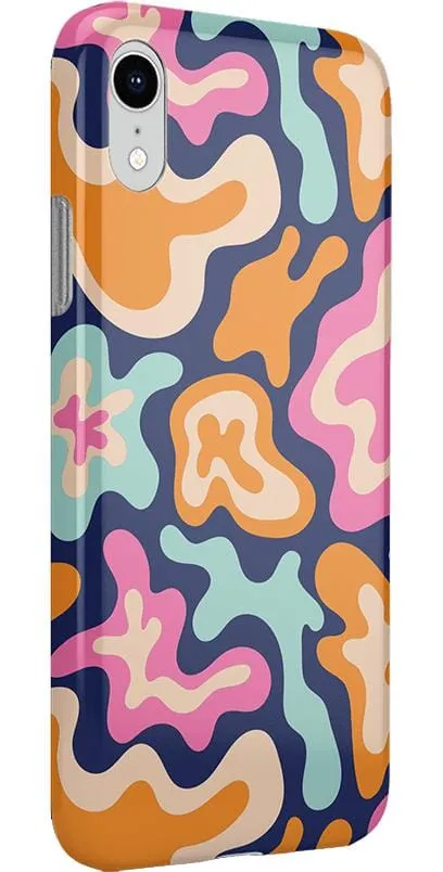 Trending Now Midnight Color Splash | Abstract Retro Case  Limited Stock!