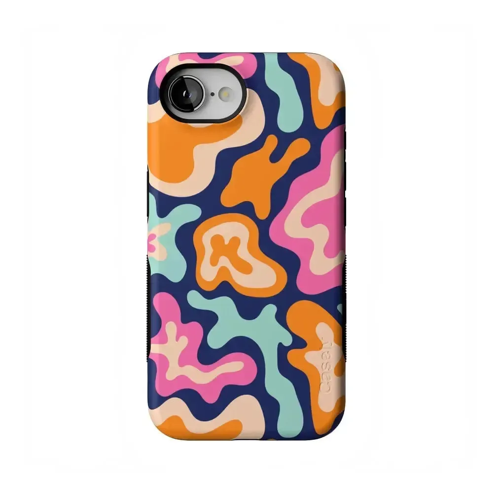 Trending Now Midnight Color Splash | Abstract Retro Case  Limited Stock!