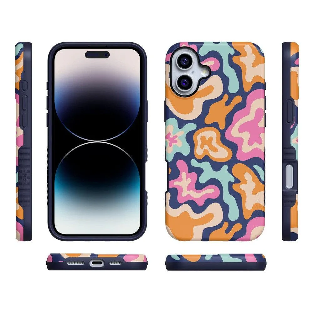 Trending Now Midnight Color Splash | Abstract Retro Case  Limited Stock!