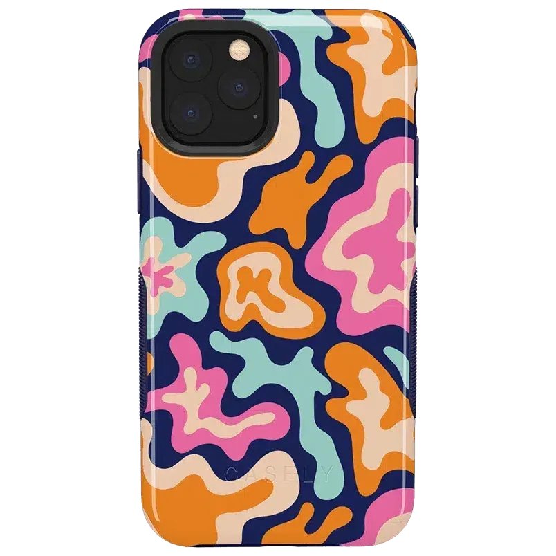 Trending Now Midnight Color Splash | Abstract Retro Case  Limited Stock!