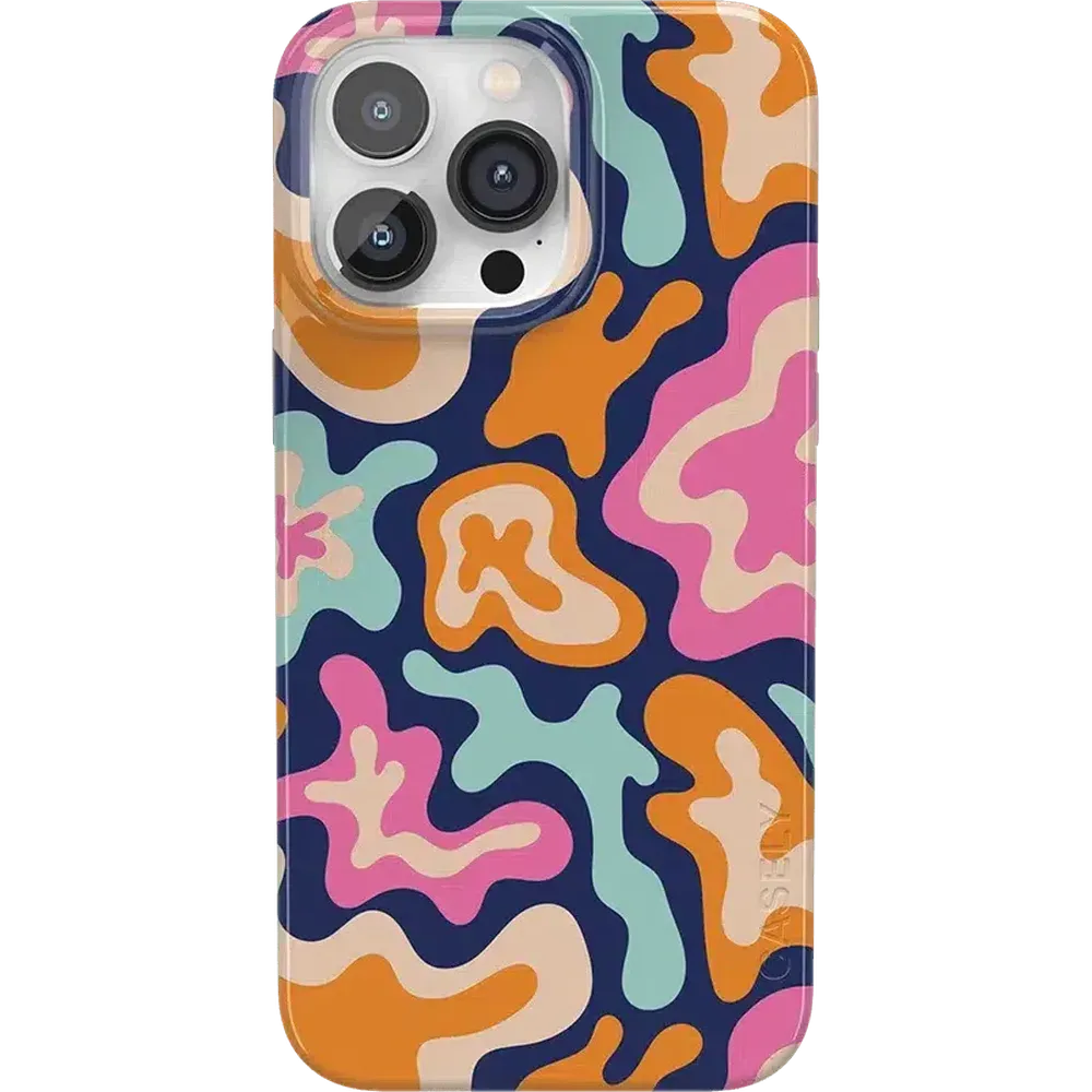 Trending Now Midnight Color Splash | Abstract Retro Case  Limited Stock!
