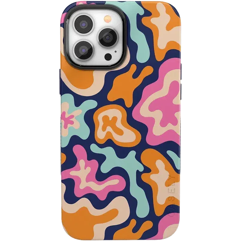 Trending Now Midnight Color Splash | Abstract Retro Case  Limited Stock!