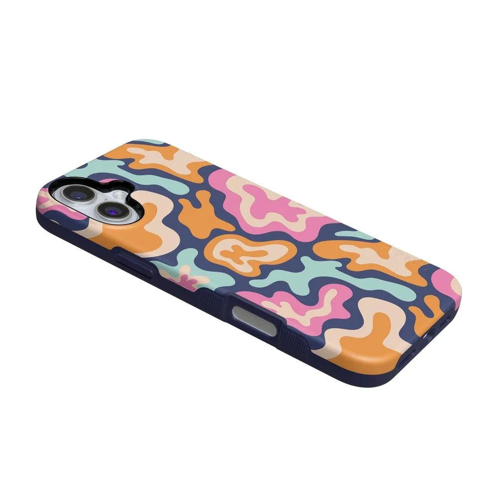 Trending Now Midnight Color Splash | Abstract Retro Case  Limited Stock!