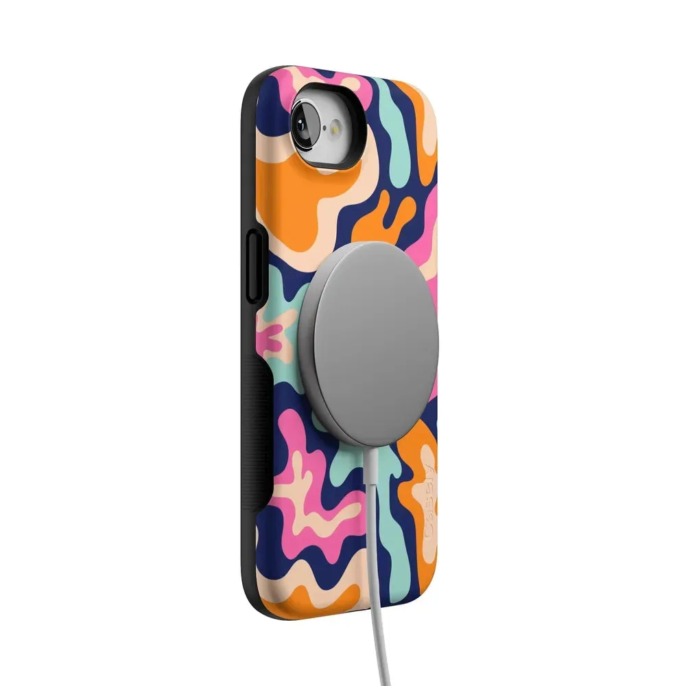 Trending Now Midnight Color Splash | Abstract Retro Case  Limited Stock!