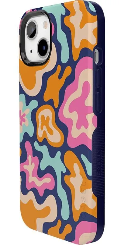 Trending Now Midnight Color Splash | Abstract Retro Case  Limited Stock!
