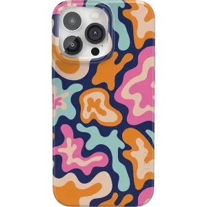 Trending Now Midnight Color Splash | Abstract Retro Case  Limited Stock!