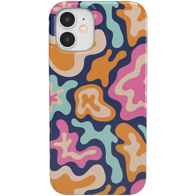 Trending Now Midnight Color Splash | Abstract Retro Case  Limited Stock!