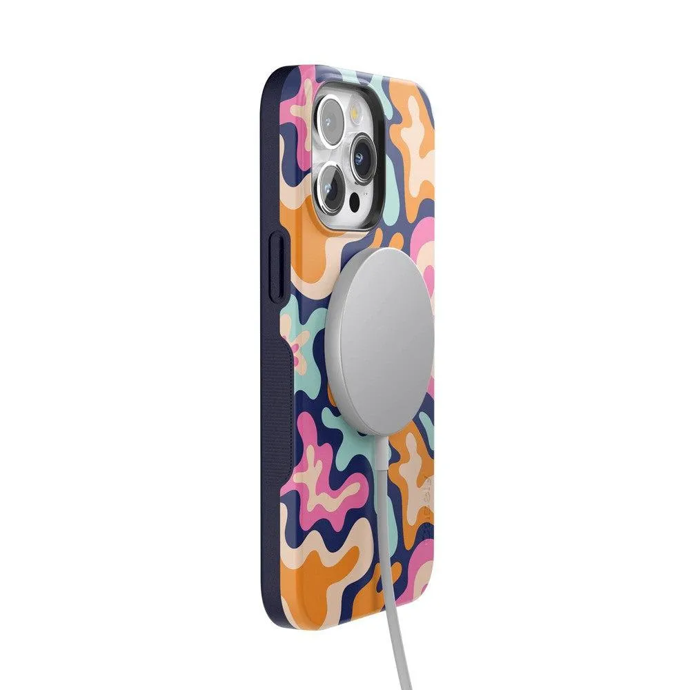 Trending Now Midnight Color Splash | Abstract Retro Case  Limited Stock!