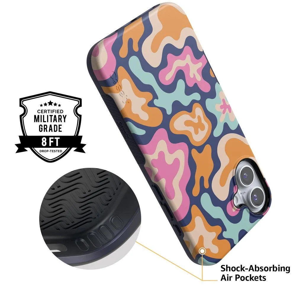 Trending Now Midnight Color Splash | Abstract Retro Case  Limited Stock!