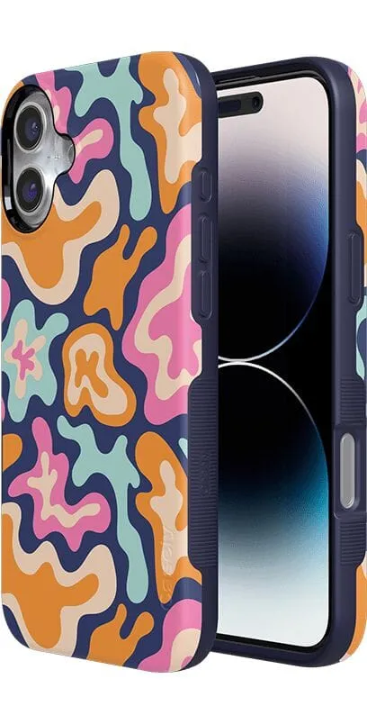 Trending Now Midnight Color Splash | Abstract Retro Case  Limited Stock!