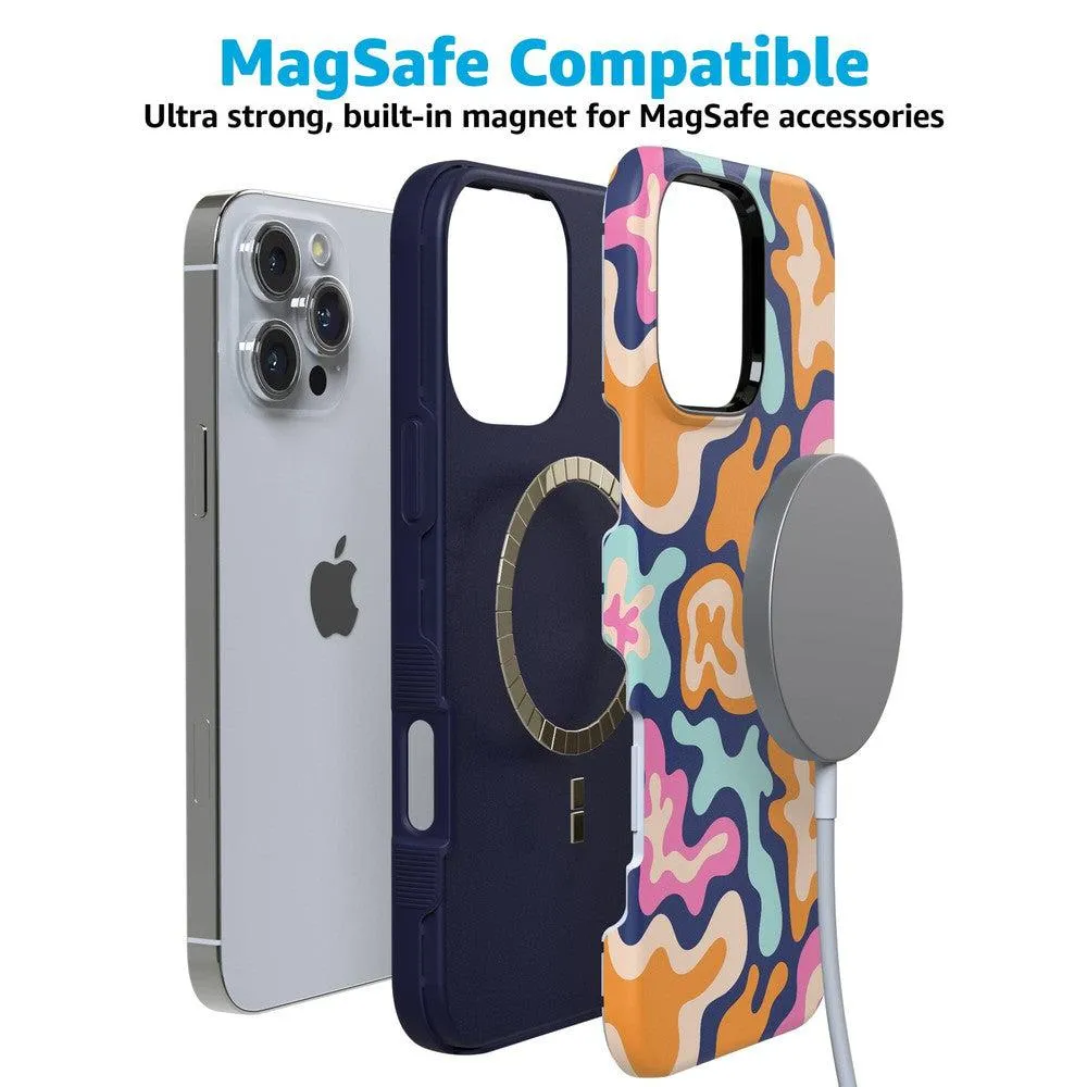 Trending Now Midnight Color Splash | Abstract Retro Case  Limited Stock!