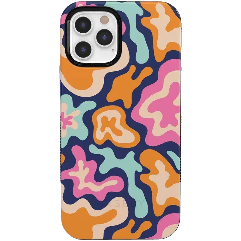 Trending Now Midnight Color Splash | Abstract Retro Case  Limited Stock!