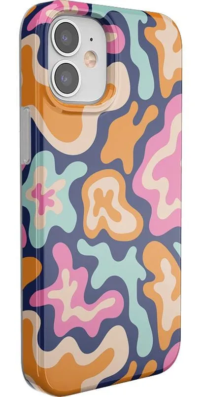 Trending Now Midnight Color Splash | Abstract Retro Case  Limited Stock!