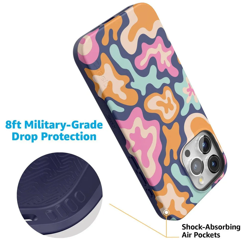 Trending Now Midnight Color Splash | Abstract Retro Case  Limited Stock!