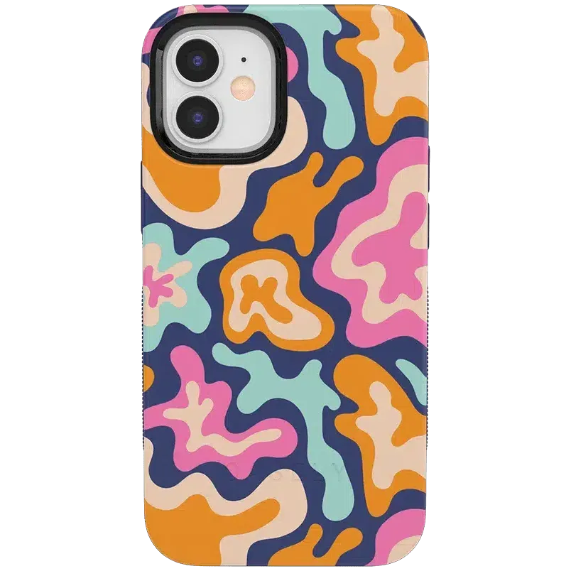Trending Now Midnight Color Splash | Abstract Retro Case  Limited Stock!