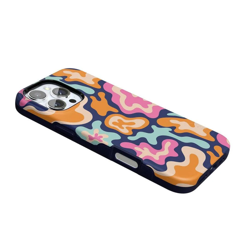 Trending Now Midnight Color Splash | Abstract Retro Case  Limited Stock!