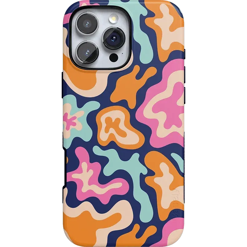 Trending Now Midnight Color Splash | Abstract Retro Case  Limited Stock!