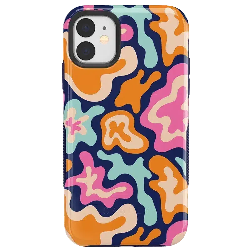 Trending Now Midnight Color Splash | Abstract Retro Case  Limited Stock!