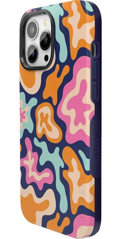 Trending Now Midnight Color Splash | Abstract Retro Case  Limited Stock!