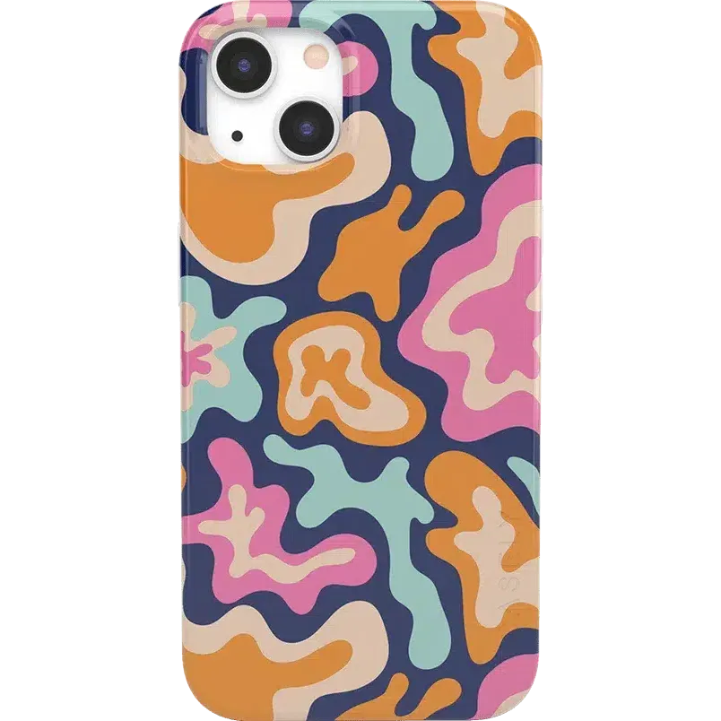 Trending Now Midnight Color Splash | Abstract Retro Case  Limited Stock!
