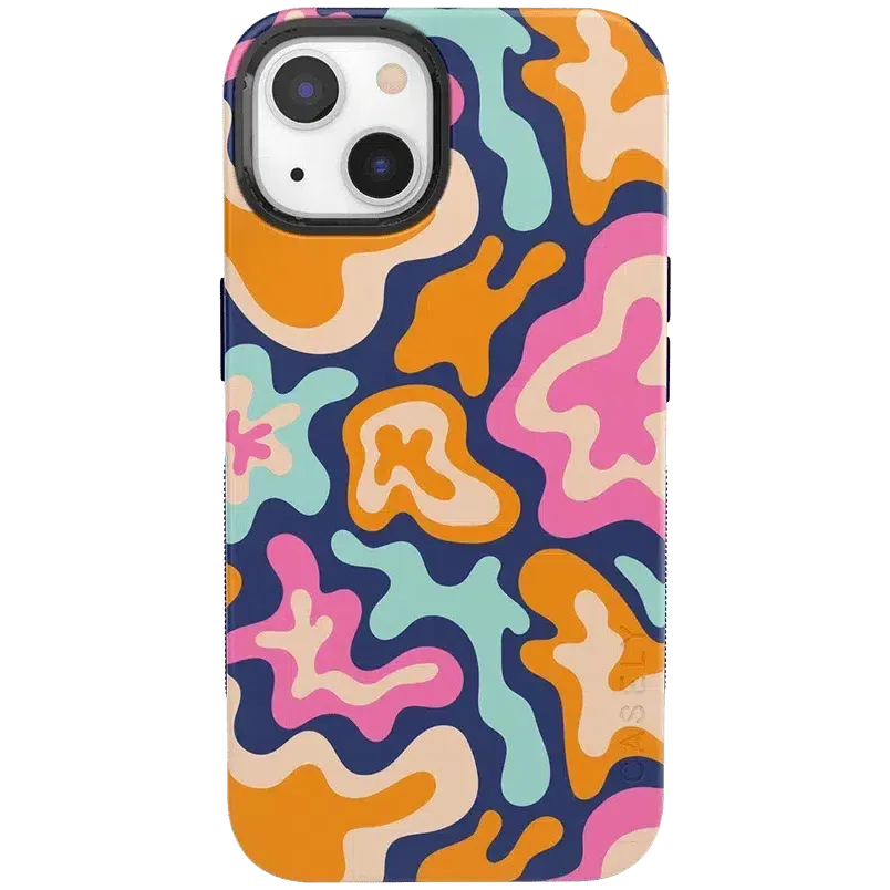 Trending Now Midnight Color Splash | Abstract Retro Case  Limited Stock!